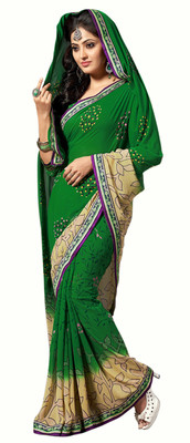 Parisha Self Design, Printed Fashion Georgette Saree(Green, Beige), Beige;green
Parisha Self Design, Printed Fashion Georgette Saree(Green, Beige), Beige;green