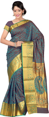 Varkala Silk Sarees Woven Kanjivaram Art Silk Saree(Dark Green, Red), Rama
Varkala Silk Sarees Woven Kanjivaram Art Silk Saree(Dark Green, Red), Rama