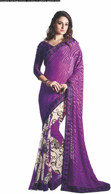 Khushali Self Design, Printed Fashion Chiffon, Georgette, Jacquard Saree(Purple, White)
Khushali Self Design, Printed Fashion Chiffon, Georgette, Jacquard Saree(Purple, White)