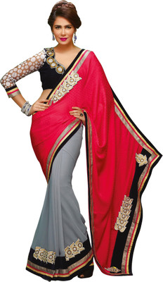 Jiya Self Design, Embroidered Fashion Georgette, Satin, Jacquard Saree(Grey, Pink, Black, White), Black;grey;pink;white
Jiya Self Design, Embroidered Fashion Georgette, Satin, Jacquard Saree(Grey, Pink, Black, White), Black;grey;pink;white