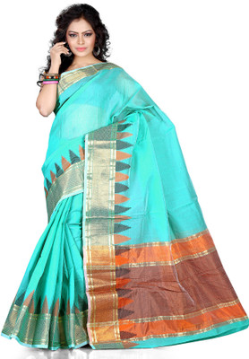 Asavari Embellished Banarasi Chanderi, Cotton Saree(Light Green), Sea green
Asavari Embellished Banarasi Chanderi, Cotton Saree(Light Green), Sea green