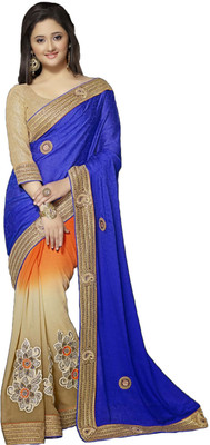 Khushali Self Design, Embroidered, Embellished Fashion Georgette Saree(Beige, Orange, Blue), Beige;blue;orange
Khushali Self Design, Embroidered, Embellished Fashion Georgette Saree(Beige, Orange, Blue), Beige;blue;orange