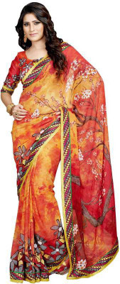 Ewows Printed Fashion Georgette Saree(Orange)
Ewows Printed Fashion Georgette Saree(Orange)