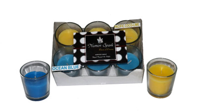 Numen Spark Ocean Blue - Sandalwood Dual Scent Votive Candle (pack of 6)(850 g)
Numen Spark Ocean Blue - Sandalwood Dual Scent Votive Candle (pack of 6)(850 g)