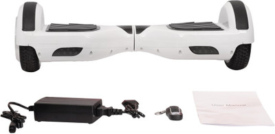 Offbeat self balancing electric Scooter Ride On, White