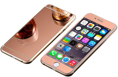 Case Creation Front and Back Screen Guard for Apple iPhone 4, 4S, 4G(Pack of 2), Brushed rose gold metallic
Case Creation Front and Back Screen Guard for Apple iPhone 4, 4S, 4G(Pack of 2), Brushed rose gold metallic