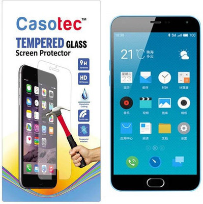 Casotec Tempered Glass Guard for Meizu M2 Note, Transparent