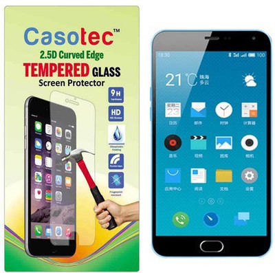 Casotec Tempered Glass Guard for Meizu M2 Note, Transparent