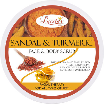 Luster Sandal & Turmeric Face & Body Cream Scrub(400 g)