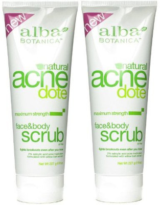 Alba Botanica Acnedote Face & Body Scrub, Tube Scrub(227 g)