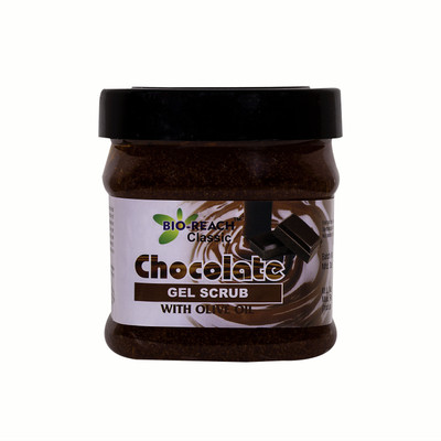 Bio-Reach Chocolate Gel Based Scrub with Olive Oil Scrub(500 ml)