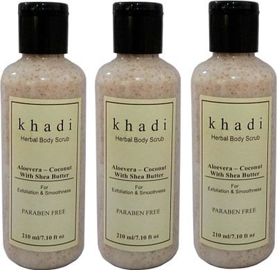 Khadi Herbal Aloevera - Cuconut with Sea Butter Bodyscrub ( Paraben Free ) Scrub(630 ml)
Khadi Herbal Aloevera - Cuconut with Sea Butter Bodyscrub ( Paraben Free ) Scrub(630 ml)