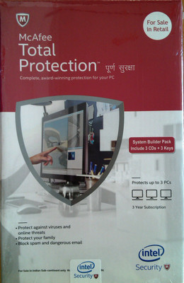 McAfee Total Security 3 User 1 Year