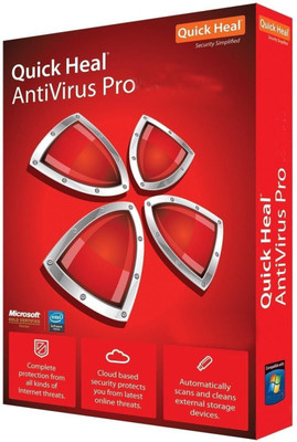 Quick Heal Anti-virus 1 User 3 Years(CD/DVD)