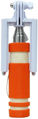 Pihu G Cable Selfie Stick(Orange)