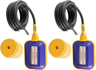 EX PROCESS Cable Float Switch 5Mtr Automatic Water Level Controller Pack of 2 Wired Sensor Security System
EX PROCESS Cable Float Switch 5Mtr Automatic Water Level Controller Pack of 2 Wired Sensor Security System