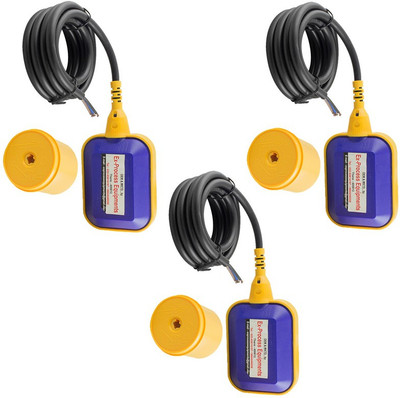 EX PROCESS Cable Float Switch 2Mtr Automatic Water Level Controller Pack of 3 Wired Sensor Security System
EX PROCESS Cable Float Switch 2Mtr Automatic Water Level Controller Pack of 3 Wired Sensor Security System