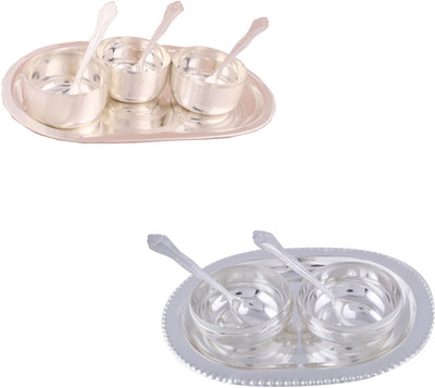 G S Museum 3 Premium Bowl Set with Oval Tray and 2 Manchurian Bowl Set with Oval Tray Bowl Spoon Tray Serving Set
G S Museum 3 Premium Bowl Set with Oval Tray and 2 Manchurian Bowl Set with Oval Tray Bowl Spoon Tray Serving Set
