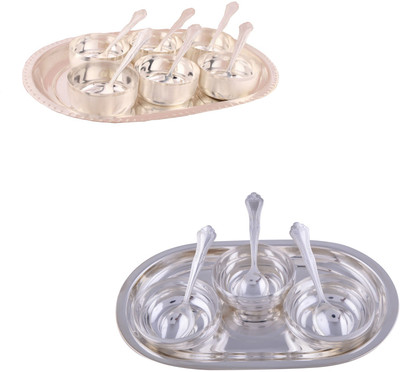 G S Museum Premium 6 Bowl Set with Oval Tray and 3 Manchurian Bowl Set with Oval Tray Bowl Spoon Tray Serving Set
G S Museum Premium 6 Bowl Set with Oval Tray and 3 Manchurian Bowl Set with Oval Tray Bowl Spoon Tray Serving Set