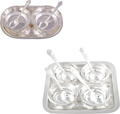 G S Museum 2 5" Bowl with Spoon and Tray and 4 Manchurian Bowl Set with Oval Tray Bowl Spoon Tray Serving Set
G S Museum 2 5" Bowl with Spoon and Tray and 4 Manchurian Bowl Set with Oval Tray Bowl Spoon Tray Serving Set