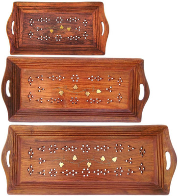 MadeInIndiaGallery Cup Tray Serving Set
