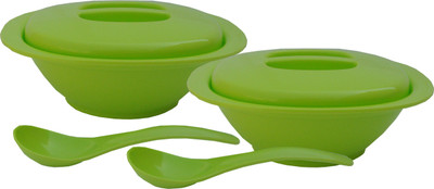 Incrizma Bowl Spoon Plate Ladle Serving Set(Pack of 6)