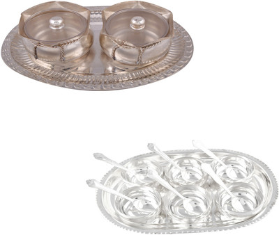 G S Museum 2 Big Tai Loti Set and 6 Manchurian Bowl Set with Oval Tray Bowl Spoon Tray Serving Set
G S Museum 2 Big Tai Loti Set and 6 Manchurian Bowl Set with Oval Tray Bowl Spoon Tray Serving Set