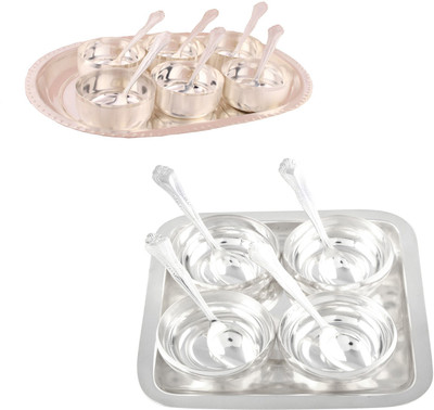 G S Museum Premium 6 Bowl Set with Oval Tray and 4 Manchurian Bowl Set with Oval Tray Bowl Spoon Tray Serving Set
G S Museum Premium 6 Bowl Set with Oval Tray and 4 Manchurian Bowl Set with Oval Tray Bowl Spoon Tray Serving Set
