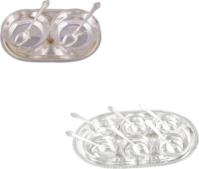 G S Museum 2 5" Bowl with Spoon and Tray and 6 Manchurian Bowl Set with Oval Tray Bowl Spoon Tray Serving Set
G S Museum 2 5" Bowl with Spoon and Tray and 6 Manchurian Bowl Set with Oval Tray Bowl Spoon Tray Serving Set