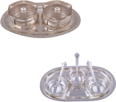 G S Museum 2 Big Tai Loti Set and 3 Manchurian Bowl Set with Oval Tray Bowl Spoon Tray Serving Set
G S Museum 2 Big Tai Loti Set and 3 Manchurian Bowl Set with Oval Tray Bowl Spoon Tray Serving Set