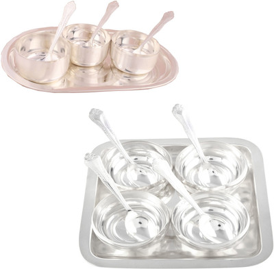 G S Museum 3 Premium Bowl Set with Oval Tray and 4 Manchurian Bowl Set with Oval Tray Bowl Spoon Tray Serving Set
G S Museum 3 Premium Bowl Set with Oval Tray and 4 Manchurian Bowl Set with Oval Tray Bowl Spoon Tray Serving Set
