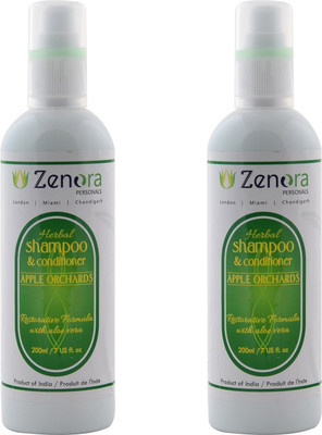 Zenora Herbal Shampoo with Conditioner(400 ml)