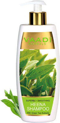 Vaadi Herbals Superbly Smoothing Heena Shampoo with Green Tea Extracts (350 ml)(350 ml)
Vaadi Herbals Superbly Smoothing Heena Shampoo with Green Tea Extracts (350 ml)(350 ml)