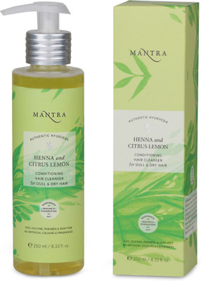 Mantra Henna & Citrus LemonConditioning Hair Cleanser(250 ml) 
Mantra Henna & Citrus LemonConditioning Hair Cleanser(250 ml)