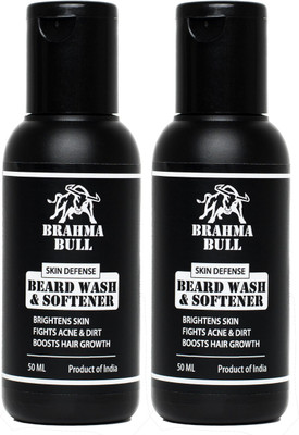 Brahma Bull Beard Wash & Softener (Pack of 2)(100 ml)