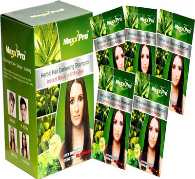 MaxxPro Black Hair Shampoo (noni mild), 30ml x 5 sachets(150 ml)