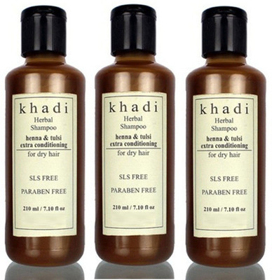 Parvati Khadi Gramudyog Henna & Tulsi Extra conditioning shampoo (SLS, Sulfate & Paraben Free)(630 ml)
Parvati Khadi Gramudyog Henna & Tulsi Extra conditioning shampoo (SLS, Sulfate & Paraben Free)(630 ml)