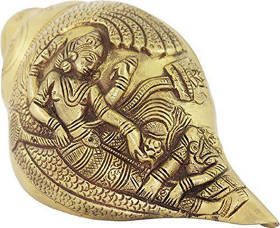 Purpledip Blowing Shankh(Gold)