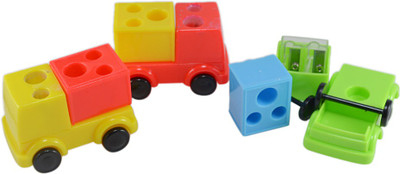 Saamarth Impex Truck Single Pencil Sharperners(Set of 3, Multicolor)