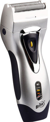 Brite BS-550 Shaver For Men, Women(Silver, Blue), Blue;silver
