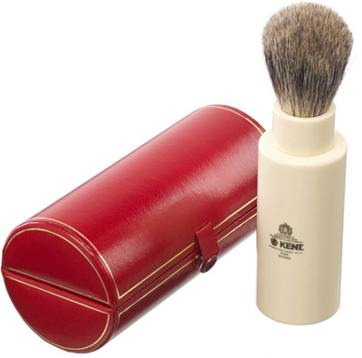 Kent TR Premium Real Badger Hair Travel in Ivory White Resin Case Shaving Brush
Kent TR Premium Real Badger Hair Travel in Ivory White Resin Case Shaving Brush