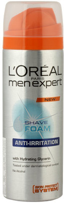 L'Oreal Paris Men Experts Anti-Irritation With Hydrating Glycerin Shave Foam(200 ml)
L'Oreal Paris Men Experts Anti-Irritation With Hydrating Glycerin Shave Foam(200 ml)