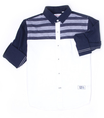 Monte Carlo Boy's Striped Casual Multicolor Shirt, Navy white
Monte Carlo Boy's Striped Casual Multicolor Shirt, Navy white