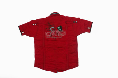 Bad Boys Boys Solid Casual Red Shirt