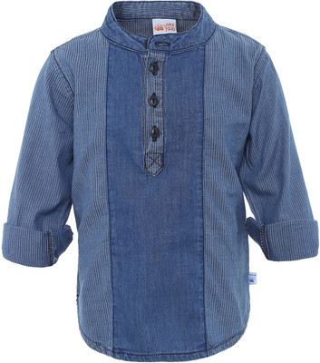 FS Mini Klub Boys Woven Casual Blue Shirt