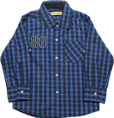 Gini & Jony Baby Boys Checkered Casual Multicolor Shirt, 1229