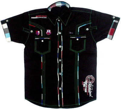 BAD BOY Boys Solid Casual Black Shirt