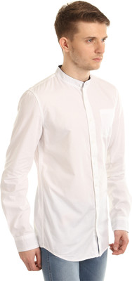 Puma Men's Solid Formal White Shirt