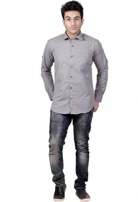 SN'C Men's Solid Casual Grey Shirt, Ash grey
SN'C Men's Solid Casual Grey Shirt, Ash grey