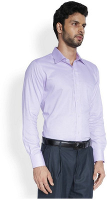 Raymond Men's Solid Casual Red Shirt